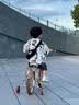 奥仕龙迪士尼儿童自行车3-5-6-8岁单车小孩脚踏车中大童车10学生自行车 【Mickey Mouse】正版-后座 14寸 适合90-105cm 实拍图