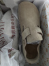 东园物作真皮休闲日系外穿舒适百搭真皮软木男女款圆头平底防滑全包勃肯鞋 沙色 37 【偏大一码】 实拍图