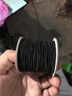豫都diy包芯弹力线松紧线佛珠绳手串绳弹力线手链绳子穿金刚菩提星月菩提小叶紫檀线绳串珠线弹力绳穿珠子 黑色1.2毫米一卷 实拍图
