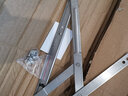 蒙莱奇上悬窗铰链304不锈钢18.5槽四连杆滑撑幕墙支撑杆窗撑外推窗支架 304材质14寸18.5槽2.0片厚 1支价 实拍图