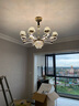韵钰欧式吊灯客厅灯奢华水晶灯现代简欧网红餐厅卧室灯具套餐三室两厅 花开富贵12头-配全光谱三色光源 实拍图