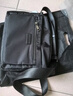 木林骑士（MuLin.Ks）男士单肩包帆布商务包男尼龙大容量牛津布邮差包休闲背包斜挎包男潮牌 黑色 大号（可装A4纸） 实拍图