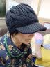 677888【羊毛手工编织】帽子女秋冬季保暖骑车毛线帽加绒防风护耳 黑色 弹力均码 实拍图