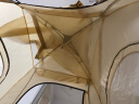 NatureHike 挪客ango自动帐篷3人户外防风防雨大门厅帐便携露营野营速开帐 三人/奶酪色 实拍图