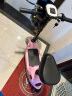 茗育2023新款小海豚电动车平衡车滑板车迷你折叠车小巧女士自行车 粉色 24v8Ah有刷助力约20-30里 实拍图