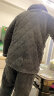 雅鹿睡衣男士秋冬季珊瑚绒加厚加绒三层夹棉中老年睡衣女士家居服套装 灰色(男款冬天保暖套装) L （推荐90-120斤） 实拍图