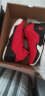 乔丹QIAODAN男鞋篮球鞋2024年春季高帮磨砺球鞋减震耐磨革面球鞋 极光红黑色 39 实拍图