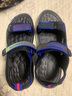 轩途诗童鞋男童凉鞋夏季新款小孩鞋子中大童软底透气儿童凉鞋沙滩鞋男孩 2309绿色 39 码 实拍图