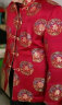 奉孝中老年女装秋冬外套妈妈装喜庆唐装棉袄老年人奶奶装生日祝寿上衣 深红(加棉加厚) 4XL（建议125-135斤） 晒单实拍图