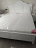一木  实木床 主卧床 美式 白色双人床 卧室大床 公主床 欧式 框架床+床头柜*1【已减100】 1.8*2米 实拍图
