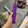 迈高登 羽毛球拍毛巾手胶大盘长毛超纤吸汗防滑毛巾胶网拍缠绕带握把带 5米丝绒紫【带打底膜+封口胶】 实拍图