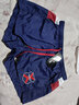 SEOBEAN新款男士运动健身短裤训练跑步裤轻薄速干马拉松短裤男子三分裤子 深蓝色 M 实拍图