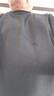 皮尔卡丹品牌纯棉男士长袖t恤春秋新款圆领卫衣纯色高端T恤上衣打底衫男装 灰绿 3XL 185建议160-180斤 实拍图