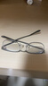 MOLSION陌森肖战同款男光学镜架金属眉框眼镜MA6016 B16银色上眉透灰色 实拍图