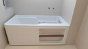 科勒（KOHLER） 浴缸家用浴室整体独立式浴缸希尔维亚克力浴缸泡澡亲子浴缸 右角位20807T(1600x800)1.6m 实拍图