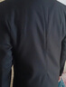 罗蒙 西服男士休闲西装男套装外套修身伴郎新郎结婚商务职业正装衣服 黑色双扣(上衣+裤子+衬衫+领带) 6XL /200【190-205斤】 实拍图