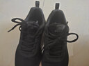 安踏女鞋运动鞋秋冬新款皮面防泼水跑步鞋轻便防滑休闲鞋学生妈妈鞋子 【透气网面】黑-7 37.5 实拍图