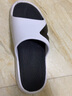 匹克（PEAK）态极拖鞋男女春夏太极防滑国潮一字拖户外沙滩百搭运动凉鞋 大白/黑色【简约】 40 实拍图