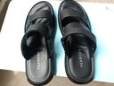 意尔康男鞋 凉鞋男2025夏季新款羊皮软面凉拖两穿沙滩鞋透气男士凉拖鞋 黑色 41 实拍图