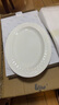 银凤国瓷“卢浮”法式纯白浮雕骨瓷餐具碗碟家用散件自选diy 卢浮-8.5英寸沙拉盘 实拍图