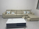 创繁现代可拆洗布艺沙发简约客厅小户型免洗科技布沙发组合家具 五人位+左右互换贵妃+茶几电视柜 乳胶+海绵座包/麻布 实拍图