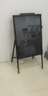 秀艾迪 高品质立式led电子发光板荧光板广告牌 支架型商用手绘展示牌小黑板店铺用夜市摆摊闪光屏可挂式 锂电池充电款-含支架 40*60cm 实拍图