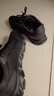 361度男鞋 运动鞋男跑步鞋网鞋361男鞋夏季透气网面大码休闲旅游鞋子 乌黑色/中灰 40 实拍图