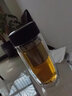 恩尔美（nRMEi）双层玻璃杯男士茶水分离泡茶杯便携商务办公室隔热玻璃水杯子 黑色400ML【礼盒装+智能显温】 实拍图