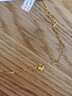 菜百首饰 黄金手链 5G闪耀金足金My style蝴蝶手链 计价 YD 黄金手链 约1.72g 约16cm 实拍图