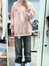 查尔斯桃心【白鹿&王楚然同款】卫衣男女情侣同款圆领加绒上衣粉红色加绒M 实拍图