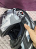LS2头盔摩托车电动车全盔赛车机车电动踏板车头盔男女四季透气FF358 哑黑-灰迷彩坦克 L（头围建议55-56） 实拍图