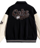 可口可乐（Coca-Cola）棒球服男春秋季PU皮夹克情侣外套 黑色 M (110-130斤)  实拍图