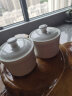斯凯绨（Sky Top）陶瓷炖盅隔水带盖碗骨瓷汤盅蒸蛋羹燕窝盅家用单人份纯白300ml 晒单实拍图