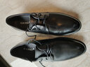 奥康男鞋商务正装皮鞋男士低帮系带圆头单鞋牛皮透气休闲鞋男新郎婚鞋 黑色 40 实拍图