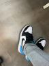 耐克（NIKE）板鞋aj1 Low男女情侣新款低帮运动轻便防滑休闲篮球鞋子【潮】 CZ0775/CZ0790-104黑白蓝 41 实拍图