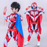 蓝贝妮童装赛罗奥特曼衣服春秋季男童套装儿童秋装蜘蛛侠男孩万圣节服装 欧布奥特曼+披风 130 码建议身高120CM 实拍图