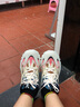花花公子（PLAYBOY）男鞋子男2025秋冬季老爹鞋运动潮流休闲鞋男士厚底跑步鞋 白彩 42 实拍图