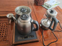 TILIVING （钛立维）纯钛自动上水壶电茶壶茶台电热烧水壶嵌入式一体茶盘 钛将军消毒锅款六杯12件套- 1.3L 实拍图