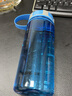 富光 大容量塑料水杯子男便携水瓶太空杯户外运动大号双口设计水杯 800ML蓝色 实拍图