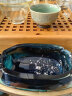 印象海来（IMPRESSION HAILAI）水晶烟灰缸 多面体创意 高档欧式轻奢烟缸 办公室家用装饰 礼物品 蓝灰色 多面体 15cm*10cm*H5cm 晒单实拍图