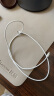 Apple USB-C 编织充电线 (1 米)  iPad 平板 数据线 充电线 快充线 快速充电 实拍图