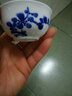 末都  功夫小茶杯 景德镇陶瓷手绘茶具青花瓷器薄胎单只茶盏品茗杯子 菊花款【40ML】 实拍图