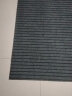 尚美巢品地毯可裁剪吸水防滑垫防水地垫满铺地毯条纹2米宽*长1米黑灰色（拍几米就是几米长） 实拍图