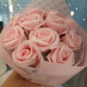 初朵 11朵粉玫瑰花香皂花鲜同城配送花母亲节520情人节礼物生日送女友 实拍图