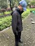 啄木鸟（TUCANO）冲锋夹克男士春秋季防风防水运动登山服连帽外套上衣男装 黑色XL 实拍图