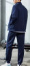 李宁（LI-NING）运动套装男春季外套运动裤跑步两件套男子休闲卫衣健身运动服 【常规款】海军蓝外套+运动裤 2XL 晒单实拍图