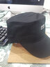 jeep吉普 帽子男士全封口平顶帽户外休闲帽子冬季纯色刺绣鸭舌帽 黑色 2XL(60-62CM) 实拍图
