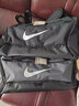 耐克NIKE中性单肩包桶包BRASILIA休闲包DH7710-068铁灰色大号 实拍图