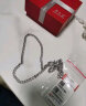 周大生男士S925银项链粗款潮男古巴链锁骨链送男友520情人节礼物 52cm（约18g） 实拍图