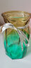 新新精艺 玻璃花瓶摆件北欧现代简约干花仿真花插花器创意花瓶桌面柜台餐桌客厅装饰品透明花瓶 钻石型 实拍图